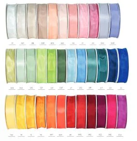 Taftová stuha Metal Violet Shine – fialová 40mm x 3m (8,-Kč/m)