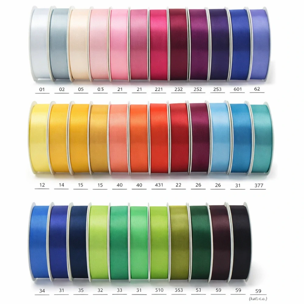 Stuha saténová sytě růžová - skládaná 40mm x 3m (7,-Kč/m)