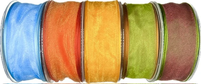 Stuha organzová Adventure bordó  40mm x 20m (6,-Kč/m)