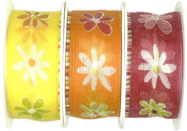 Stuha organzová ADELE PINK růžová 25mm x 2m (11,-Kč/m)