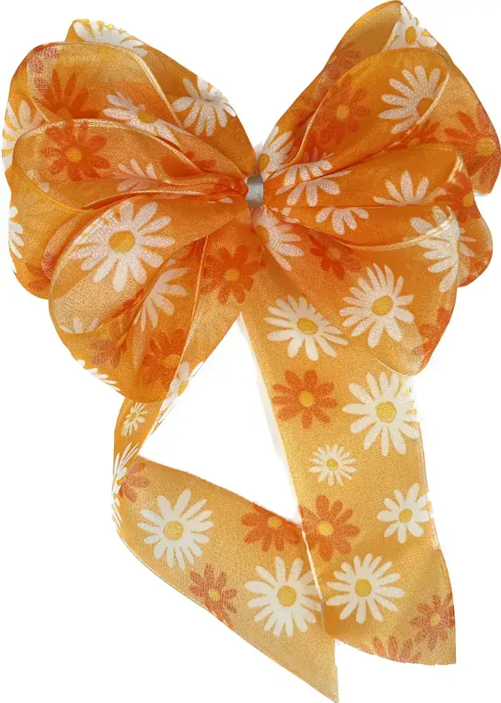 Stuha organzová skládaná SPRING FLOWER 40mm x 2m (8,50 Kč/m)