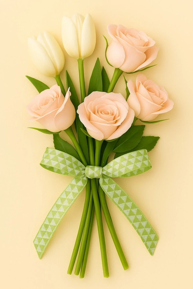 Stuha MOSAIC pastelově zelená 15mm x 2m (5,-Kč/m)