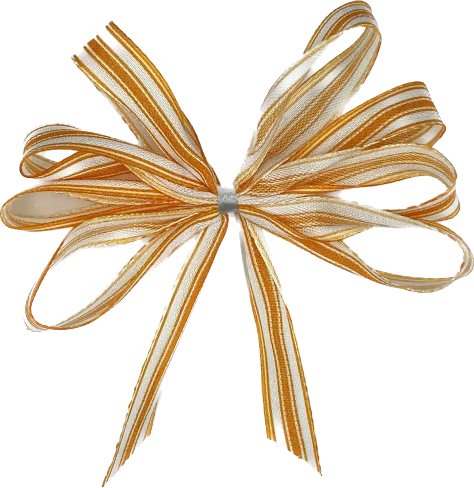 Stuha pruhovaná Color Stripes ORANGE oranžová 15mm x 2m (5,- Kč/m)