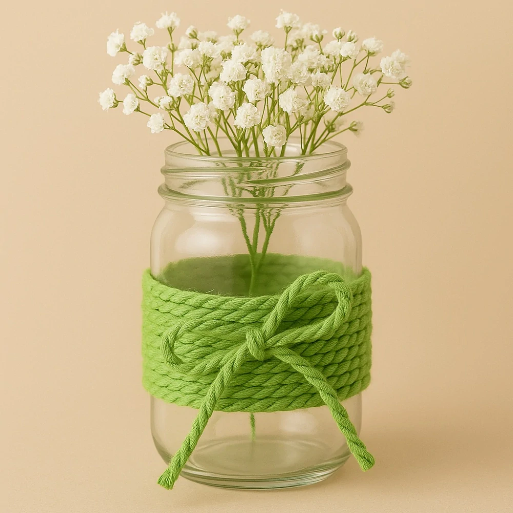 Cotton Twist PEAS – dekorační bavlněná šňůrka 6mm x 20m (4,-Kč/m)