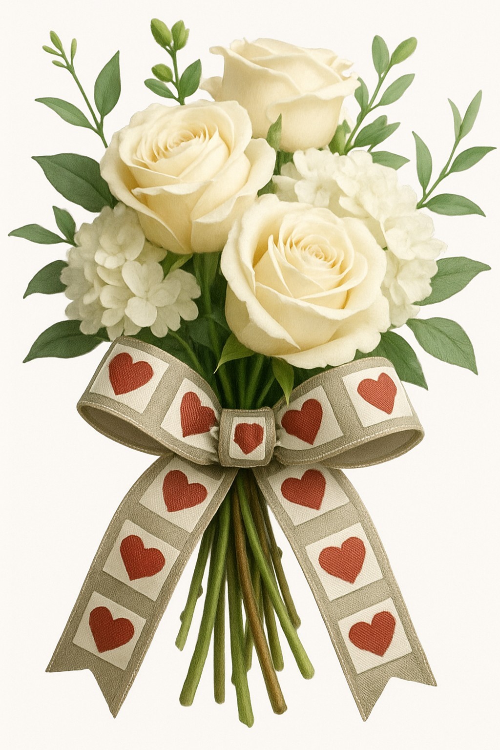 Taftová stuha All Love Silver – stříbrná 25mm x 2m