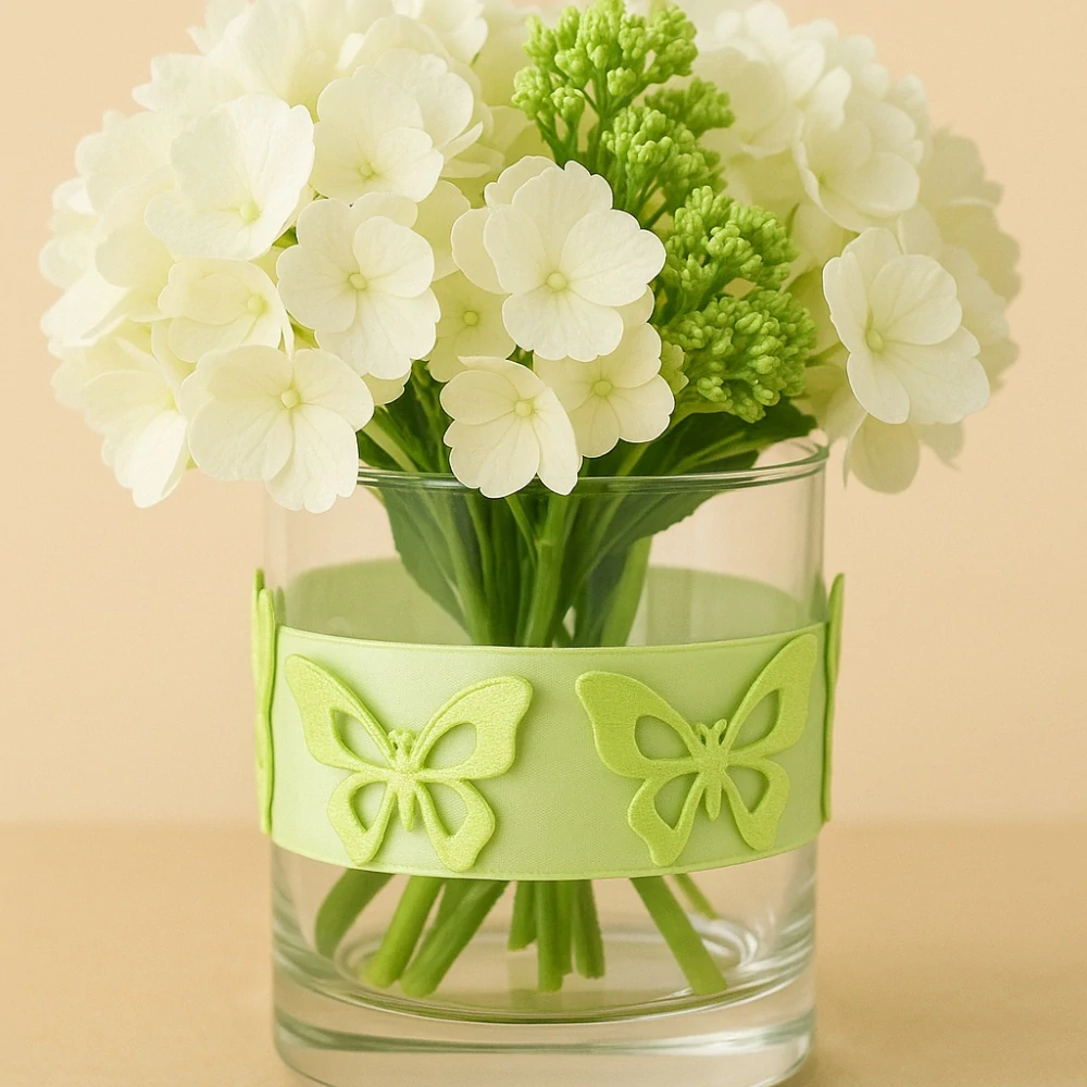 Stuha girlandová Spring Wings – Mint Edition pastelově zelená 40mm x 1m (20,-Kč/m)