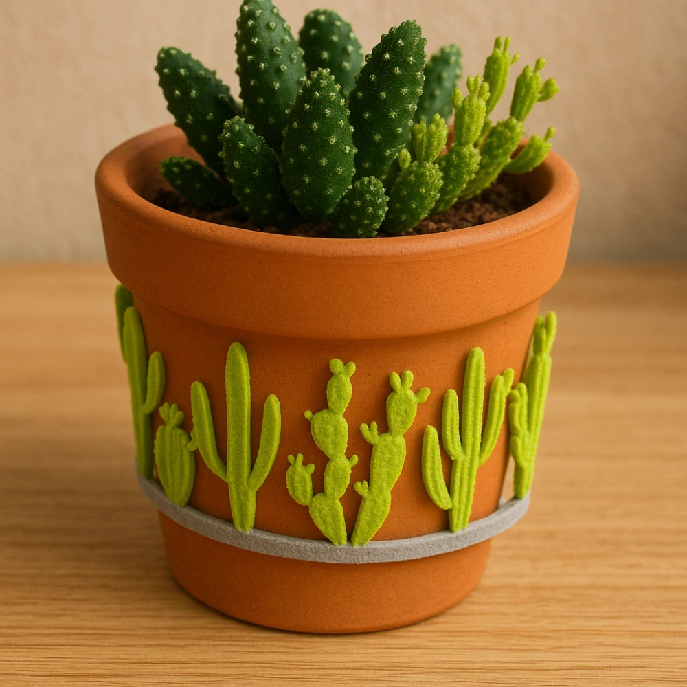 Stuha girlandová CACTUS LINE 40mm x 1m (20,-Kč/m)