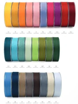 Bavlněná stuha CHANCE GREEN zelená 25mm x 3m (5,-Kč/m) 