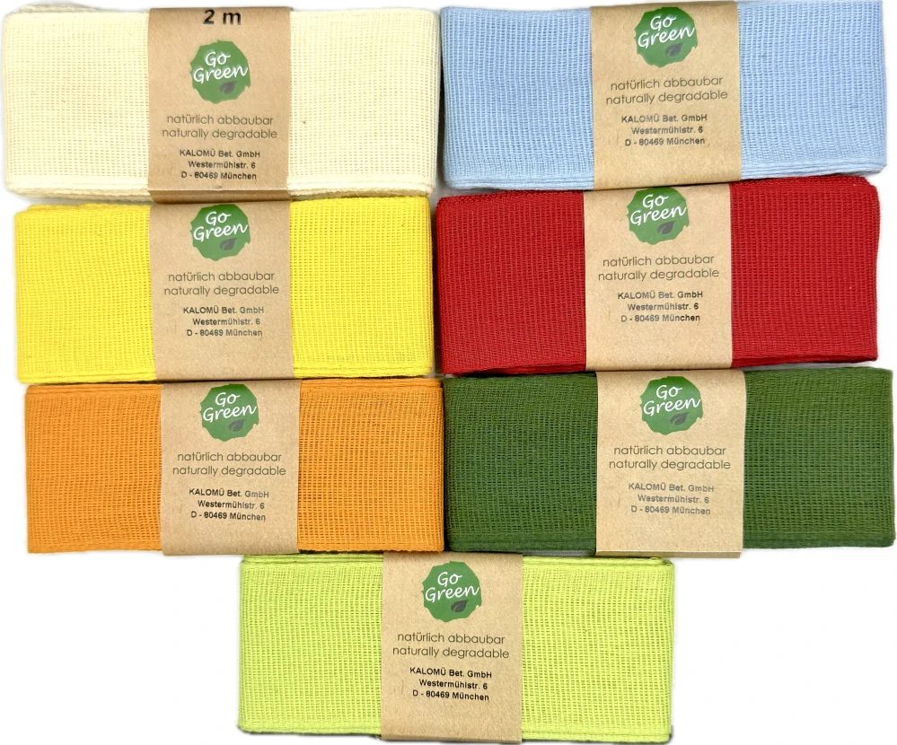 Stuha látková Nature Taft – Classic Red červená 40mm x 2m (8,-Kč/m)