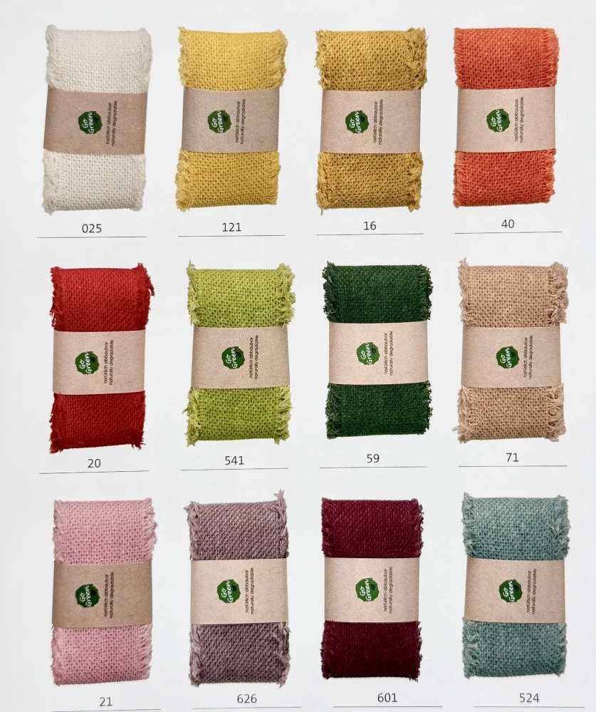 Stuha bavlněná NATURAL CHARM AQUA modrá 60mm x 2m (19,-Kč/m)