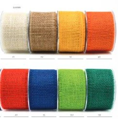 Stuha jutová JUTA SAND HARMONY béžová 70mm x 2m (25,-Kč/m)