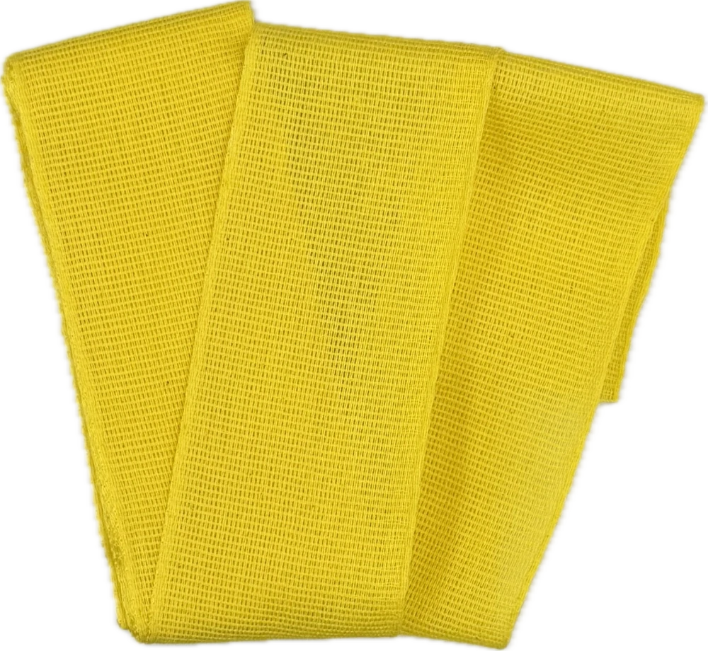 Stuha látková Nature Taft – Sunny Yellow žlutá 40mm x 2m (10,- Kč/m)