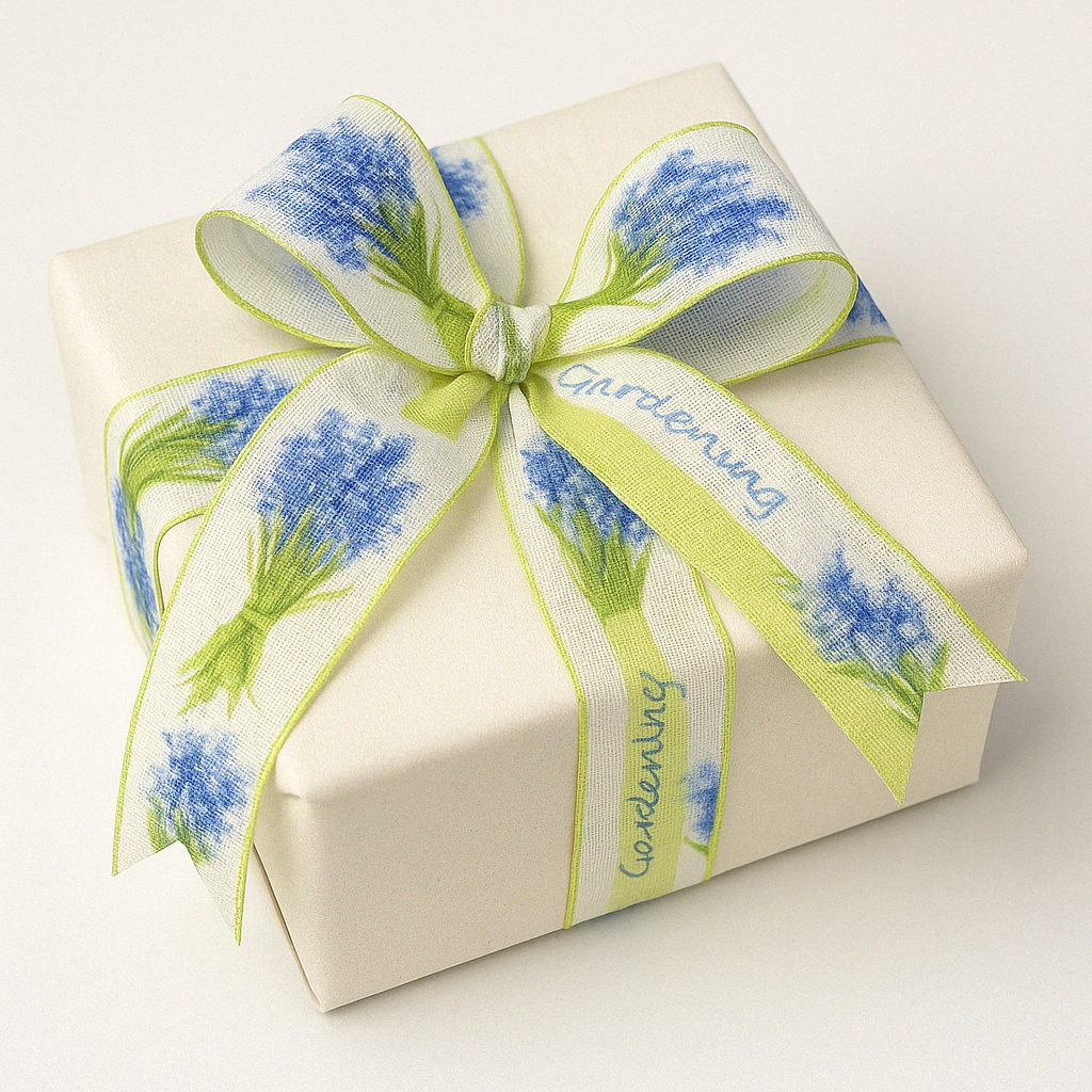 Stuha látková GARDENING JOY bavlněná  40mm x 2m (14,-Kč/m)