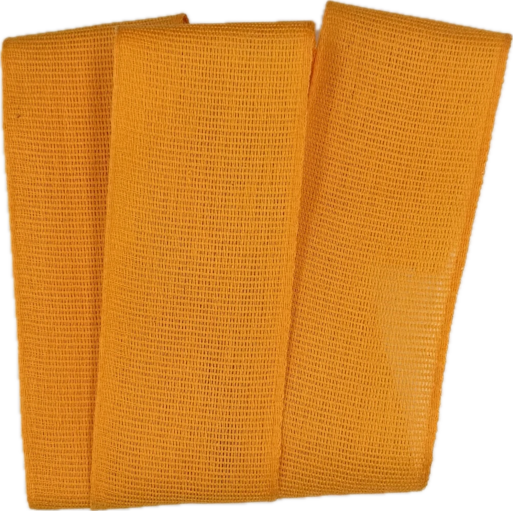 Stuha látková Nature Taft – Sunny Yellow žlutá 40mm x 2m (10,- Kč/m)