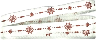 Stuha vánoční DIAMOND 10mm x 2m (2,50Kč/m)