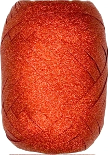 Stuha vázací GLAMOUR RED glitrová červená 5mm x 10m