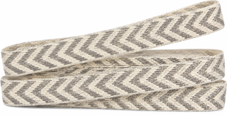 Stuha FISHBONE stříbrná 10mm x 2m (2,50 Kč/m)