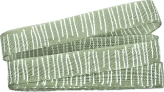 Stuha skládaná SAFARI pastelově zelená 15mm x 2m (7,- Kč/m) 