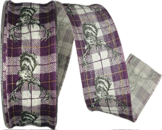 Stuha s jelenem PURPLE DEER 40mm x 20m (10,50Kč/m)