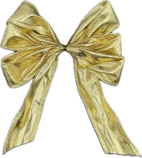 Mašle zlatá velká CELEBRATION GOLD, ručně vázaná, velká 16 x 20 cm