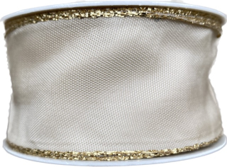 Stuha OUTDOOR WATERPROOF CREAMY  40mm x 8m ( 11,- Kč/m)