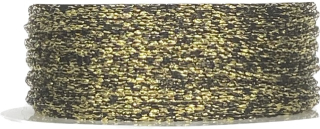 Dekorační provázek SPIKA BLACK zlatý 2mm x 5m (3,- Kč/m)