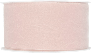 Stuha sametová VELUTTO PINK růžová 25mm x 3m (10,-Kč/m)