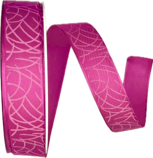 Stuha taftová SISI PINK růžová 25mm x 20m (6,-Kč/m)