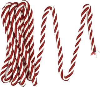 Provázek dekorační KORDEL MARITIM červený 7mm x 2m (14,50Kč/m)