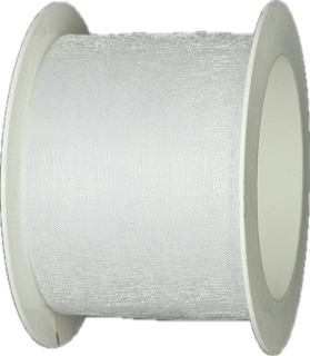Stuha organzová ORGANDY Pure White bílá 40mm x 4m (7,-Kč/m)
