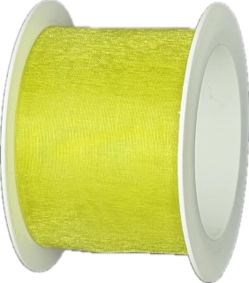 Stuha organzová ORGANDY Light Green sv.zelená 40mm x 4m (7,- Kč/m) 