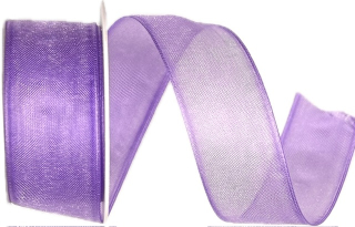 Stuha organzová INFINITY  LILA 25 mm x 2,5 m (8,- Kč/m) 