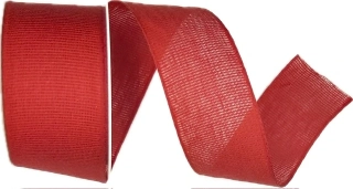 Stuha látková Nature Taft – Classic Red červená 40mm x 2m (11,-Kč/m)