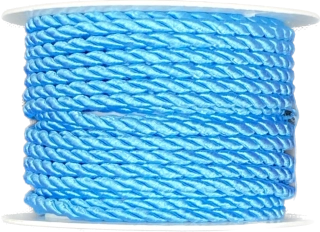 Provázek kroucený TwistCord Sky Blue světle modrá 3mm x 4m (5,- Kč/m)