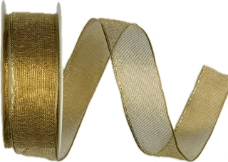 Stuha lurexová PLATINUM COPPER měděná 25mm x 2,5m (12,- Kč/m) 