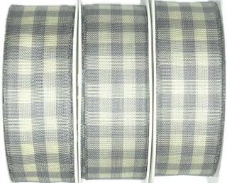 3x Stuha taftová MULTICOLORE GREY šedá 3x (25mm x 3m)