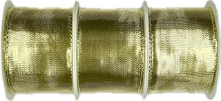 3x Stuha zlatá CELEBRATION GOLD lesklá 3x (40mm x 2m)