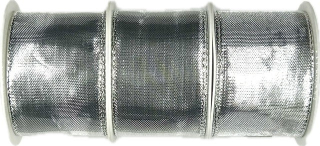 3x Stuha lurexová CELEBRATION SILVER stříbrná 3x (40mm x 2m)