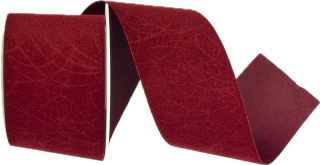 Stuha sametová Velutto SparkLine – Bordeaux Velvet bordová 40mm x 2m (14,-Kč/m)