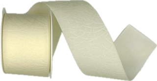 Stuha sametová Velutto SparkLine – Soft Cream krémová 40mm x 2m (14,-Kč/m)