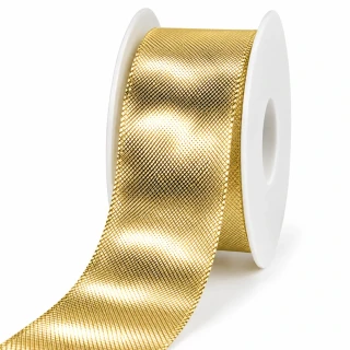 Stuha lurexová CELEBRATION GOLD zlatá lesklá 40mm x 2m (14,-Kč/m)