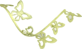 Stuha girlandová Spring Wings – Mint Edition pastelově zelená 40mm x 1m (20,-Kč/m)