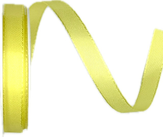 Stuha taftová žlutá 10mm x 3m (4,-Kč/m)