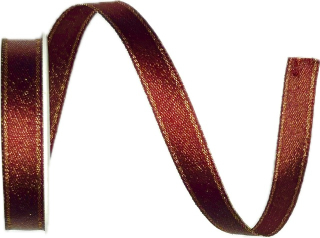 Stuha saténová STARDUST BURGUNDY bordó 10mm x 2m (9,-Kč/m)