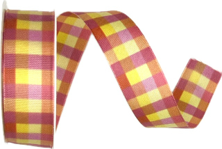 Stuha taftová MULTICOLORE ORANGE oranžová 25mm x 3m (8,-Kč/m)