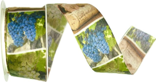 Stuha podzimní AUTUMN VINEYARD – PREMIUM 40mm x 2m (15,-Kč/m)