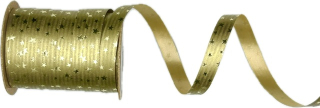 Stuha vánoční STARRY SHINE GOLD zlatá 10mm x 15m (1,60Kč/m)