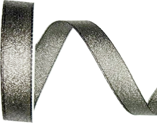 Stuha taftová HIGH SOCIETY GRAY šedá 15mm x 2m (11,-Kč/m)