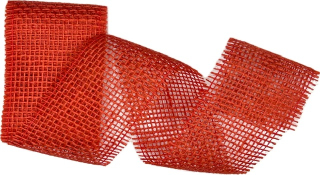 Stuha jutová JUTA RUSTIC BRICK červená 70mm x 2m (25,-Kč/m)