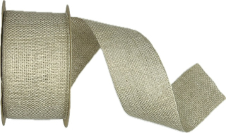 Stuha lněná Nature Basic – přírodní odstín 40mm x 2m (14,-Kč/m)